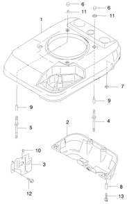 Cooling Equipment Diagram and Parts List for 22171 9900001 - 9999999 Toro Lawn Mower