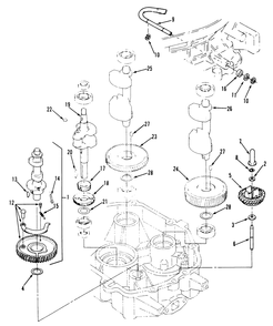 Crankshaft & Camshaft-612-Z Diagram and Parts List for Y1-16OE03 1000001 - 1999999 Toro Lawn Tractor