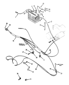 Electrical System Diagram and Parts List for 73421 3900001 - 3999999 Toro Lawn Tractor