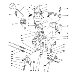 Traction Linkage Assembly Diagram and Parts List for 38570 0000001 - 0999999 Toro Snow Blower