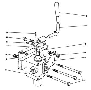 Valve & Lever Assembly Diagram and Parts List for 30620 490001 - 499999 Toro Lawn Tractor