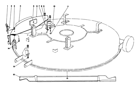 Mulcher Kit Model 59155 (Optional) Diagram and Parts List for 56138 6000001 - 6999999 Toro Lawn Tractor