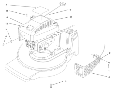 Engine Assembly Diagram and Parts List for 20914 8900001 - 8999999 Toro Lawn Mower