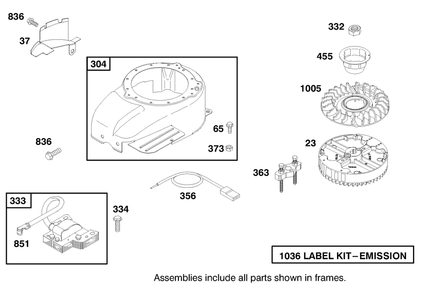Engine Gts 200 Diagram and Parts List for 20823 8900001 - 8999999 Toro Lawn Mower