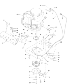 Part Location Diagram of 131-1183 Toro Muffler