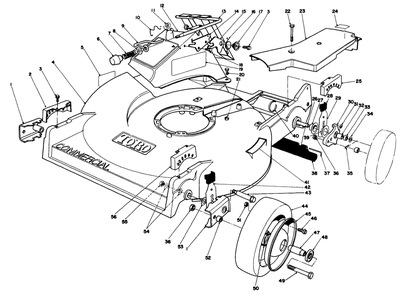 Part Location Diagram of 12-6189 Toro DISCONTINUED