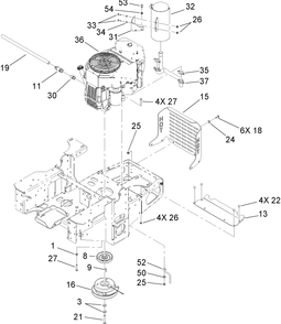Part Location Diagram of 108-1058 Toro Rod-Belt