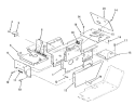 Page N Diagram and Parts List for C1-12R801 1986 Toro Lawn Tractor