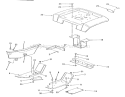 Page O Diagram and Parts List for C1-12R801 1986 Toro Lawn Tractor
