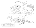 Seat Diagram and Parts List for 31-16OE01 1988 Toro Lawn Tractor