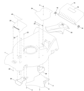 Part Location Diagram of 145-5835 Toro HOUSING ASM
