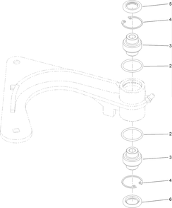Idler Arm Assembly No. 126-9116 Diagram and Parts List for 29516 413000000 - 999999999 Toro Aerator