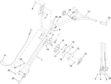 Part Location Diagram of ST47125 Toro Grip-Handle