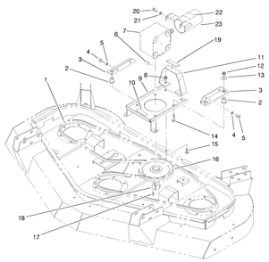 Gear Box Installation Assembly Diagram and Parts List for 30569 90500 - 99999 Toro Lawn Mower