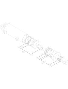 Hydraulic Cylinder Assembly No. Au120606 Diagram and Parts List for 23898 400000000 - 999999999 Toro Lawn Tractor Accessories
