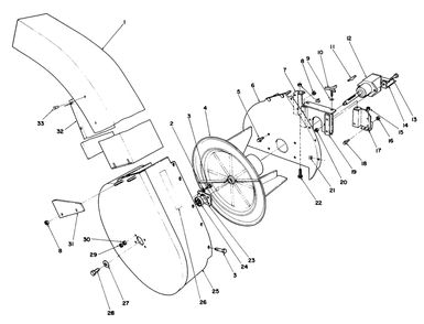 Grass Collection System Model No. 30751 (Optional) Diagram and Parts List for 30754 60402 - 69999 Toro Lawn Tractor