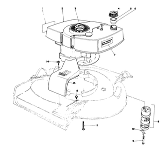Engine Assembly Diagram and Parts List for 16380 9000001 - 9999999 Toro Lawn Mower