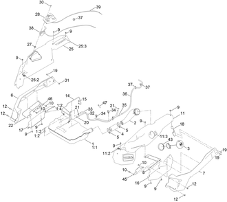 Fuel Tank Assembly Diagram and Parts List for 77507 417500000 - 417531499 Toro Lawn Tractor