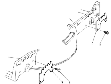 Wear Plate Model No. 49-4080 (Optional) Diagram and Parts List for 20216 1000001 - 1999999 Toro Lawn Mower