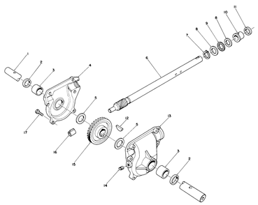 24" Auger Gearcase Assembly No. 66-8020 Diagram and Parts List for 38525 9000001 - 9999999 Toro Snow Blower