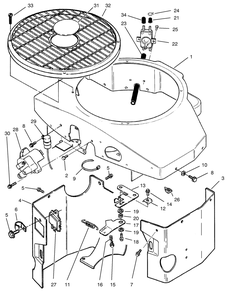 Covers, Fuel Pump, Coil, Regulator & Governor Linkage Assembly Diagram and Parts List for 74101 390001 - 399999 Toro Lawn Tractor
