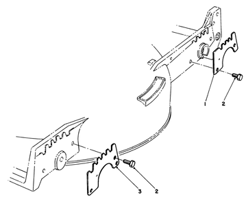 Wear Plate Kit No. 49-4080 (Optional) Diagram and Parts List for 20620 7000001 - 7999999 Toro Lawn Mower