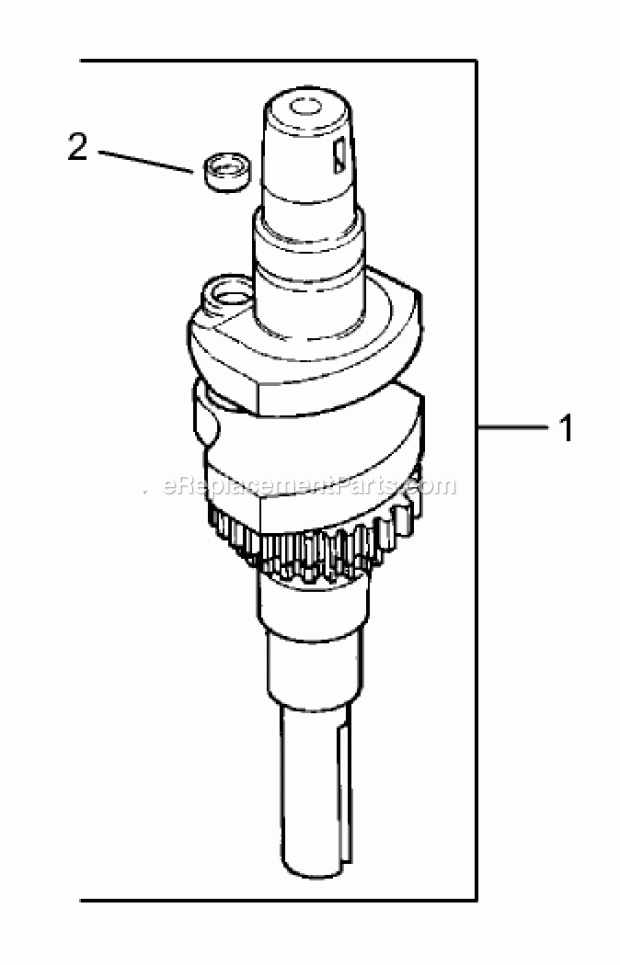 Crankshaft Assembly Kohler Cv493s-27529 Diagram and Parts List for 74199 230000001-230999999 Toro Lawn Mower
