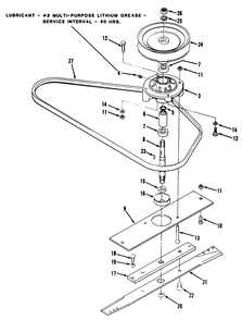 Spindle & Blade Assembly (Continued) Diagram and Parts List for 35-30SL03 2000001 - 2999999 Toro Lawn Mower