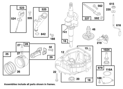 Engine Gts 150 Diagram and Parts List for 22141 790000001 - 799999999 Toro Lawn Mower