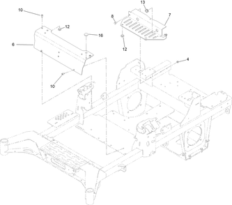 Tank Retainer Assembly Diagram and Parts List for 74057 400000000 - 416414583 Toro Lawn Tractor