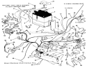 Electrical System Diagram and Parts List for B3-08B302 1981 Toro Lawn Tractor