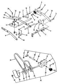 Rear Discharge Mower-42 In. Diagram and Parts List for 15-42RC02 2000001 - 2999999 Toro Lawn Mower