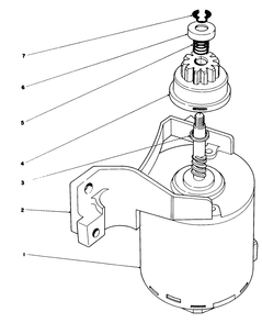 Starter Assembly Diagram and Parts List for 20718C 6000001 - 6999999 Toro Lawn Mower