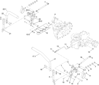 Motion Control Assembly Diagram and Parts List for 74143 (316000001-316999999)(2016) Toro Lawn Mower