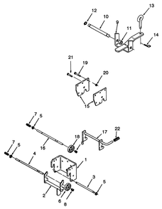 Hitches Diagram and Parts List for R1-12K804 2000001 - 2999999 Toro Lawn Tractor