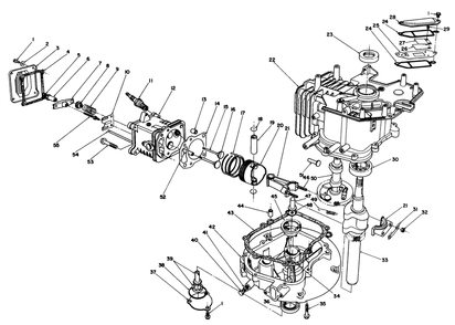 Engine Assembly Diagram and Parts List for 20620 6000001 - 6999999 Toro Lawn Mower