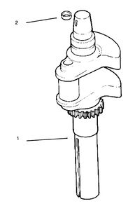 Crankshaft Diagram and Parts List for 30191 690372 - 699999 Toro Lawn Tractor Accessories