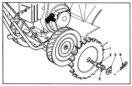 Traction Disc Kit Model No. 11-9780 Diagram and Parts List for 31303 3000001 - 3999999 Toro Snow Blower