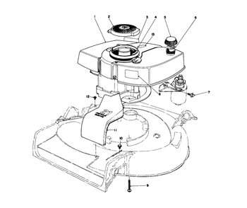 Engine Assembly Model No. 21711 Diagram and Parts List for 21610 4000001 - 4999999 Toro Lawn Mower