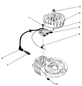 Ignition Assembly (Model No. 47pg6) Diagram and Parts List for 20684 7000001 - 7999999 Toro Lawn Mower
