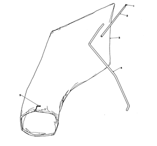 Giant Bagging Kit No. 29-9750 (Optional) Diagram and Parts List for 16575 8000001 - 8012678 Toro Lawn Mower