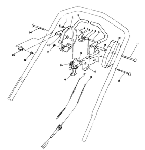 Traction Control Assembly Diagram and Parts List for 20210 2000001 - 2999999 Toro Lawn Mower