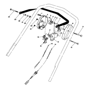 Traction Control Assembly Diagram and Parts List for 20672 3000001 - 3999999 Toro Lawn Mower