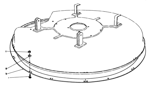 Wet Grass Bagging Kit No. 38-5730 (Optional) Diagram and Parts List for 56138 4000001 - 4999999 Toro Lawn Tractor