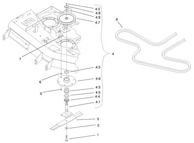 Part Location Diagram of E513435 Toro DISCONTINUED