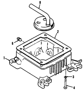 Oil Base Diagram and Parts List for 41-20OE03 2000001 - 2999999 Toro Lawn Tractor