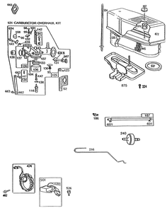 Part Location Diagram of 224440 Toro Bracket-Carburetor
