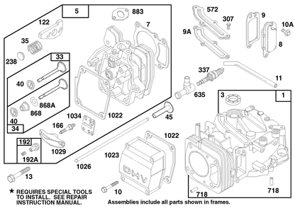Fngine Gts 150 Diagram and Parts List for 22142 7900001 - 7999999 Toro Lawn Mower