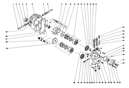 Transmission Assembly 27-3670 Diagram and Parts List for 30550 80000001 - 89999999 Toro Lawn Tractor