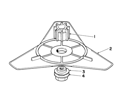 Flex Blade Kit No. 44-9870 (Optional) Diagram and Parts List for 51637 0000001 - 0999999 Toro Trimmer